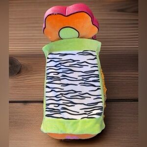 Vintage 2000 Groovy Girls Doll Furniture - Plush Flower Bed Blanket 16" X 8”